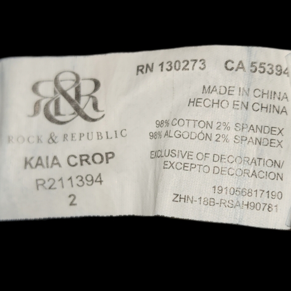 Rock and Republic Cropped Jeans - Picture 7 of 7